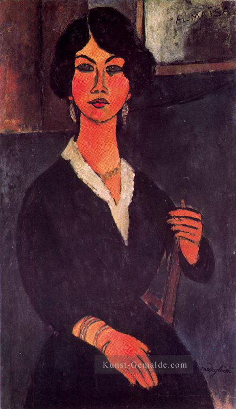 algerian Almaiisa 1916 Amedeo Modigliani sitzt Ölgemälde